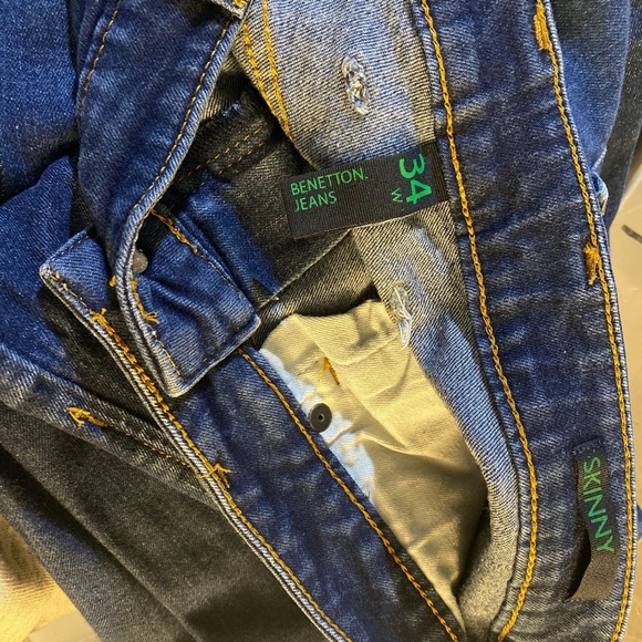 United Colours Of Benetton Navy Skinny Jean Pants - Picture 4 of 4